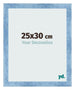 Bilderrahmen 25x30cm Hellblau Gewischt MDF Pisa Vorne Messe | Yourdecoration.at