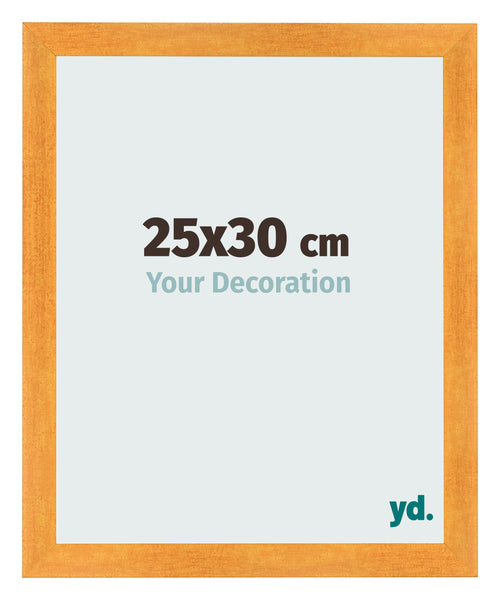 Bilderrahmen 25x30cm Orange MDF Pisa Vorne Messe | Yourdecoration.at