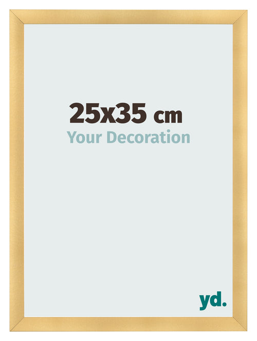 Bilderrahmen 25x35cm Gold Vintage MDF Pisa Vorne Messe | Yourdecoration.at