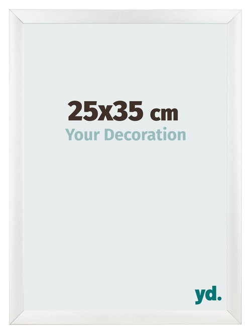 Bilderrahmen 25x35cm Weiß Vintage MDF Pisa Vorne Messe | Yourdecoration.at