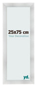 Bilderrahmen 25x75cm Aluminium Gebürstet MDF Pisa Vorne Messe | Yourdecoration.at