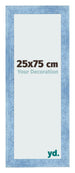 Bilderrahmen 25x75cm Hellblau Gewischt MDF Pisa Vorne Messe | Yourdecoration.at