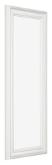Bilderrahmen 25x75cm Weiss Gewischt MDF Lazio Vorne Schrag | Yourdecoration.at