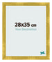 Bilderrahmen 28x35cm Gold Vintage MDF Pisa Vorne Messe | Yourdecoration.at