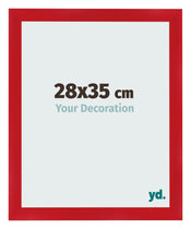 Bilderrahmen 28x35cm Rot MDF Pisa Vorne Messe | Yourdecoration.at
