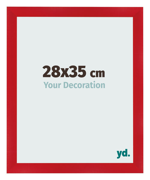 Bilderrahmen 28x35cm Rot MDF Pisa Vorne Messe | Yourdecoration.at