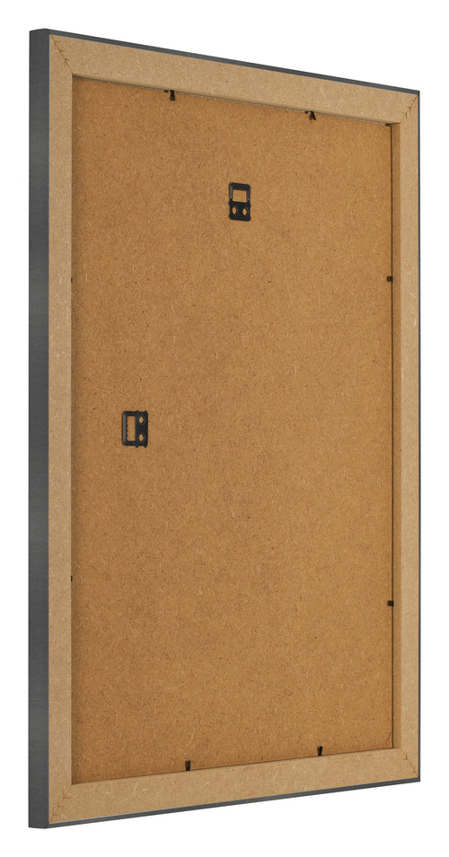 Bilderrahmen 28x35cm Schwarz Silber Poliert MDF Pisa Ruckseite Schrag | Yourdecoration.at