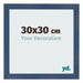 Bilderrahmen 30x30cm Dunkelblau Gewischt MDF Pisa Vorne Messe | Yourdecoration.at