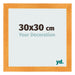 Bilderrahmen 30x30cm Orange MDF Pisa Vorne Messe | Yourdecoration.at
