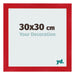 Bilderrahmen 30x30cm Rot MDF Pisa Vorne Messe | Yourdecoration.at