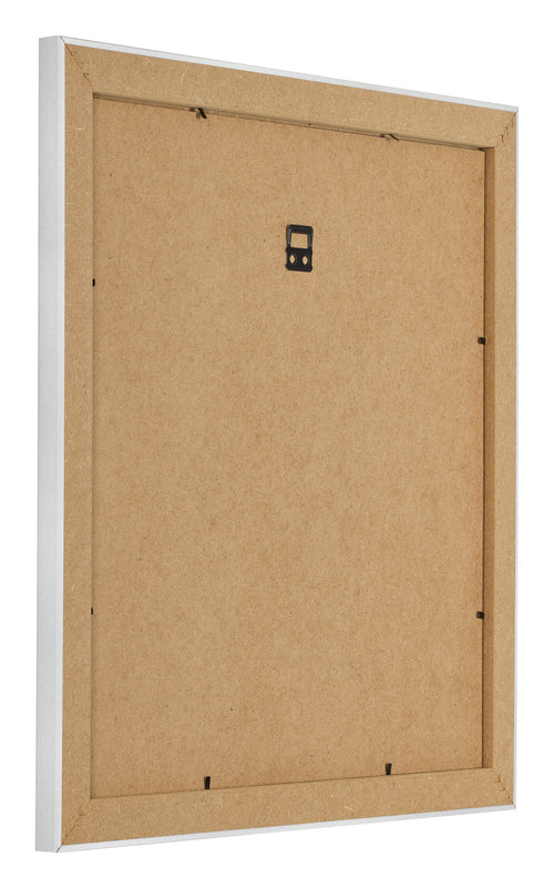 Bilderrahmen 30x30cm Silber Schwarz Gewischt MDF Pisa Ruckseite Schrag | Yourdecoration.at