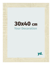 Bilderrahmen 30x40cm Sonoma Eiche MDF Pisa Vorne Messe | Yourdecoration.at