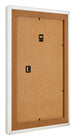 Bilderrahmen 30x40cm Weiss Gewischt MDF Lazio Ruckseite Schrag | Yourdecoration.at
