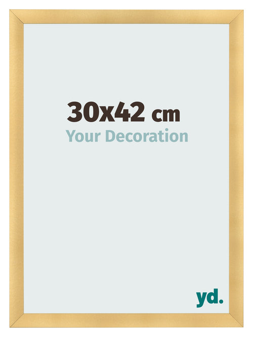 Bilderrahmen 30x42cm Gold Vintage MDF Pisa Vorne Messe | Yourdecoration.at