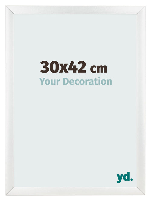 Bilderrahmen 30x42cm Weiß Vintage MDF Pisa Vorne Messe | Yourdecoration.at