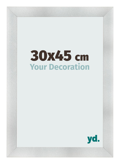 Bilderrahmen 30x45cm Aluminium Gebürstet MDF Pisa Vorne Messe | Yourdecoration.at