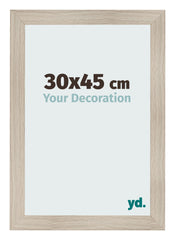 Bilderrahmen 30x45cm Eiche Rustikal MDF Pisa Vorne Messe | Yourdecoration.at