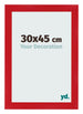 Bilderrahmen 30x45cm Rot MDF Pisa Vorne Messe | Yourdecoration.at