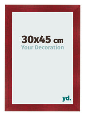 Bilderrahmen 30x45cm Weinrot Gewischt MDF Pisa Vorne Messe | Yourdecoration.at