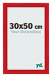 Bilderrahmen 30x50cm Rot MDF Pisa Vorne Messe | Yourdecoration.at