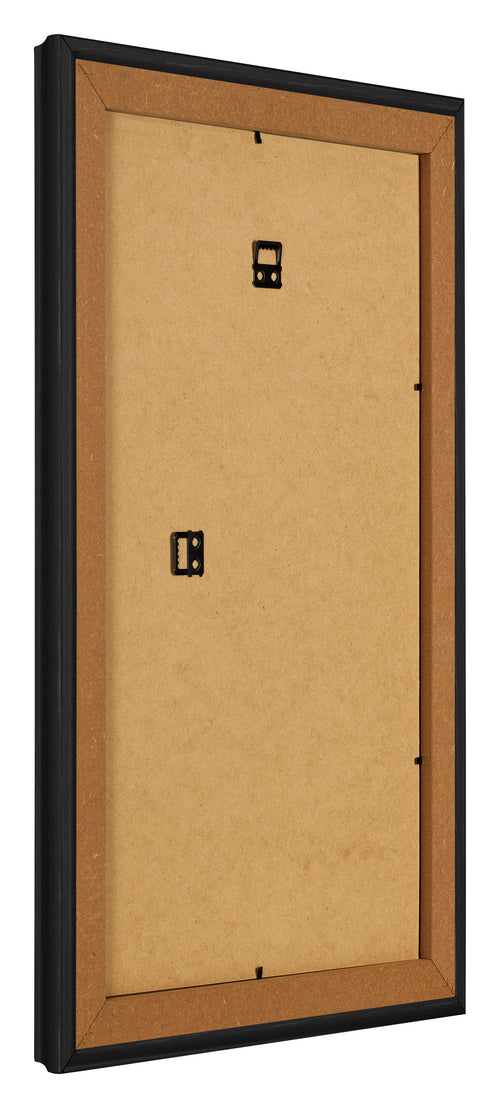Bilderrahmen 30x50cm Schwarz Gemasert MDF Lazio Ruckseite Schrag | Yourdecoration.at