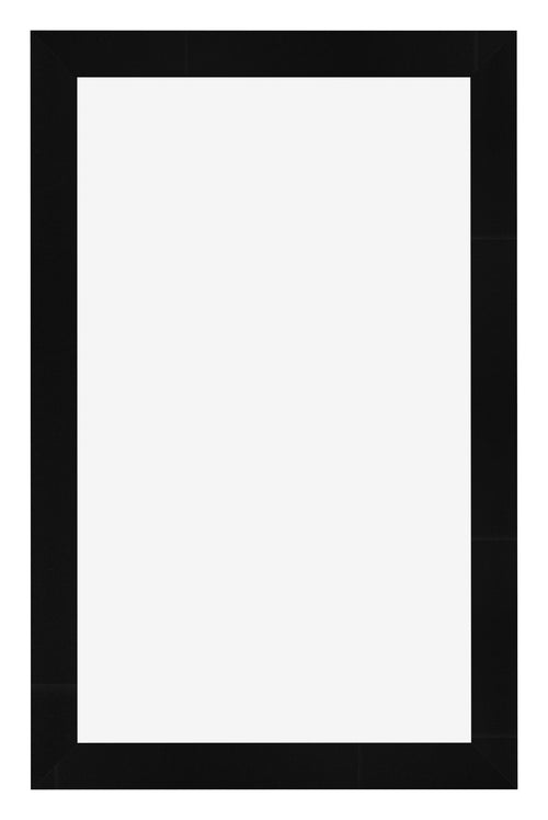 Bilderrahmen 30x50cm Schwarz Silber Poliert MDF Pisa Vorne | Yourdecoration.at