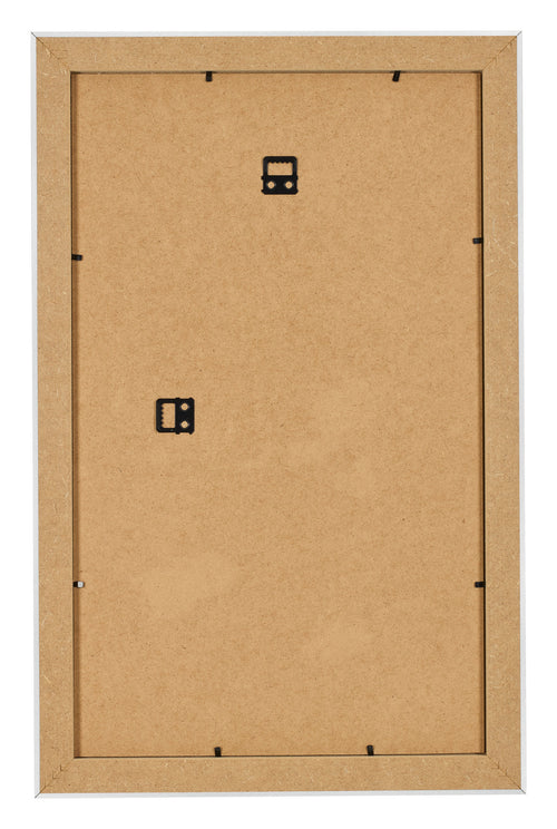 Bilderrahmen 30x50cm Silber Schwarz Gewischt MDF Pisa Ruckseite | Yourdecoration.at