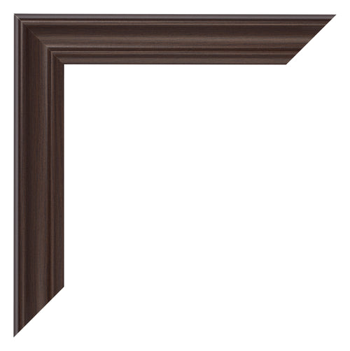 Bilderrahmen 30x60cm Eiche Dunkel MDF Lazio Detail Ecke | Yourdecoration.at