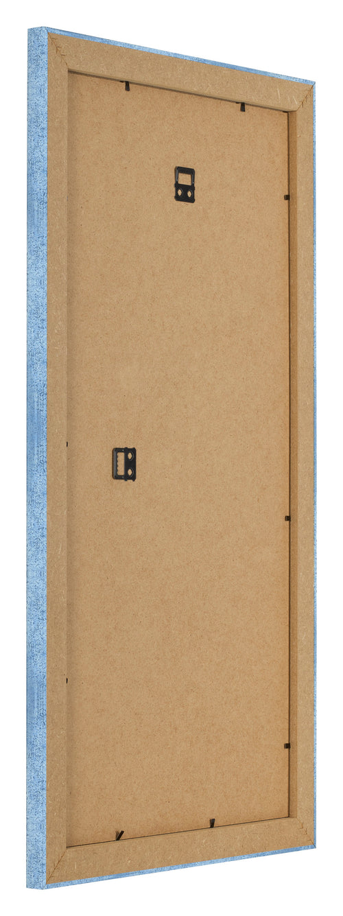 Bilderrahmen 30x60cm Hellblau Gewischt MDF Pisa Ruckseite Schrag | Yourdecoration.at