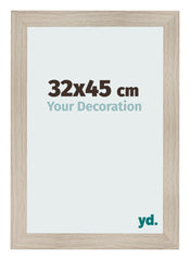 Bilderrahmen 32x45cm Eiche Rustikal MDF Pisa Vorne Messe | Yourdecoration.at