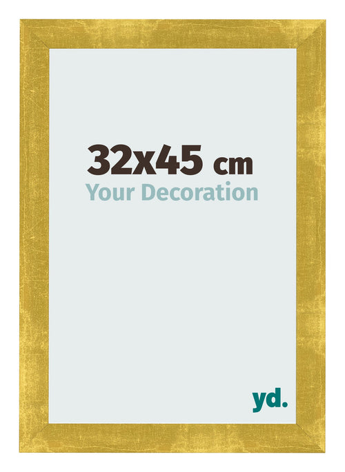 Bilderrahmen 32x45cm Gold Vintage MDF Pisa Vorne Messe | Yourdecoration.at