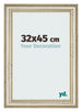 Bilderrahmen 32x45cm Metallglanz MDF Lazio Vorne Messe | Yourdecoration.at