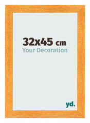 Bilderrahmen 32x45cm Orange MDF Pisa Vorne Messe | Yourdecoration.at