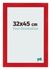 Bilderrahmen 32x45cm Rot MDF Pisa Vorne Messe | Yourdecoration.at