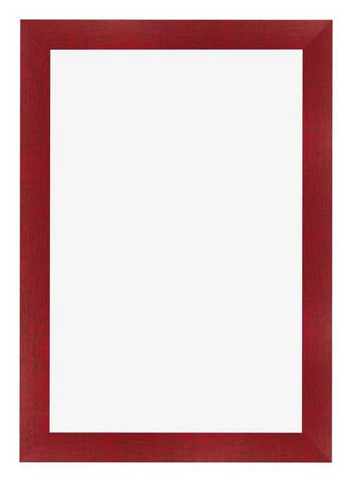 Bilderrahmen 32x45cm Weinrot Gewischt MDF Pisa Vorne | Yourdecoration.at