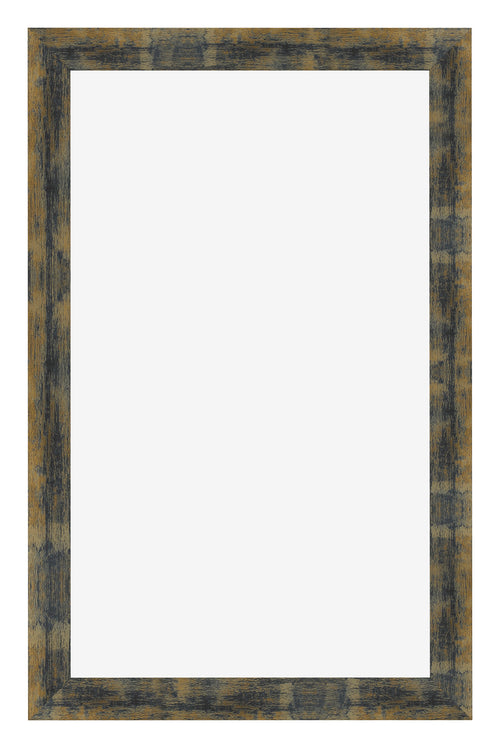Bilderrahmen 33x48cm Blau Gold Meliert MDF Pisa Vorne | Yourdecoration.at