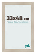 Bilderrahmen 33x48cm Eiche Rustikal MDF Pisa Vorne Messe | Yourdecoration.at