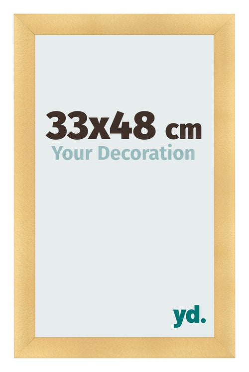 Bilderrahmen 33x48cm Gold Vintage MDF Pisa Vorne Messe | Yourdecoration.at