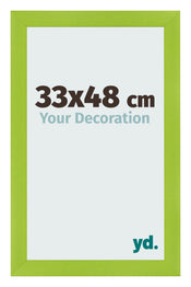 Bilderrahmen 33x48cm Grün MDF Pisa Vorne Messe | Yourdecoration.at