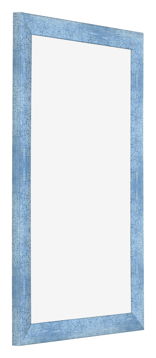 Bilderrahmen 33x48cm Hellblau Gewischt MDF Pisa Vorne Schrag | Yourdecoration.at