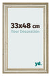 Bilderrahmen 33x48cm Metallglanz MDF Lazio Vorne Messe | Yourdecoration.at