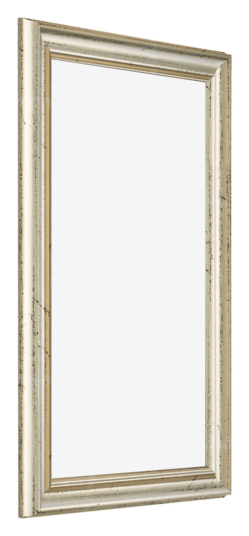 Bilderrahmen 33x48cm Metallglanz MDF Lazio Vorne Schrag | Yourdecoration.at