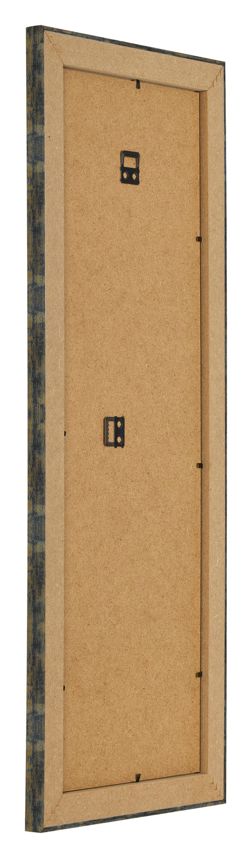 Bilderrahmen 33x98cm Blau Gold Meliert MDF Pisa Ruckseite Schrag | Yourdecoration.at