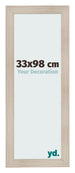 Bilderrahmen 33x98cm Eiche Rustikal MDF Pisa Vorne Messe | Yourdecoration.at