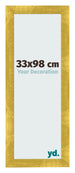 Bilderrahmen 33x98cm Gold Vintage MDF Pisa Vorne Messe | Yourdecoration.at