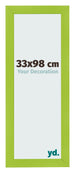 Bilderrahmen 33x98cm Grün MDF Pisa Vorne Messe | Yourdecoration.at