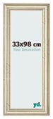 Bilderrahmen 33x98cm Metallglanz MDF Lazio Vorne Messe | Yourdecoration.at