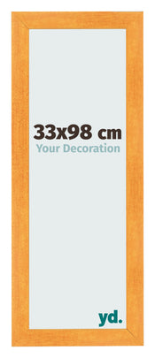 Bilderrahmen 33x98cm Orange MDF Pisa Vorne Messe | Yourdecoration.at