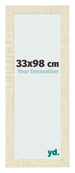 Bilderrahmen 33x98cm Sonoma Eiche MDF Pisa Vorne Messe | Yourdecoration.at
