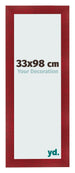 Bilderrahmen 33x98cm Weinrot Gewischt MDF Pisa Vorne Messe | Yourdecoration.at